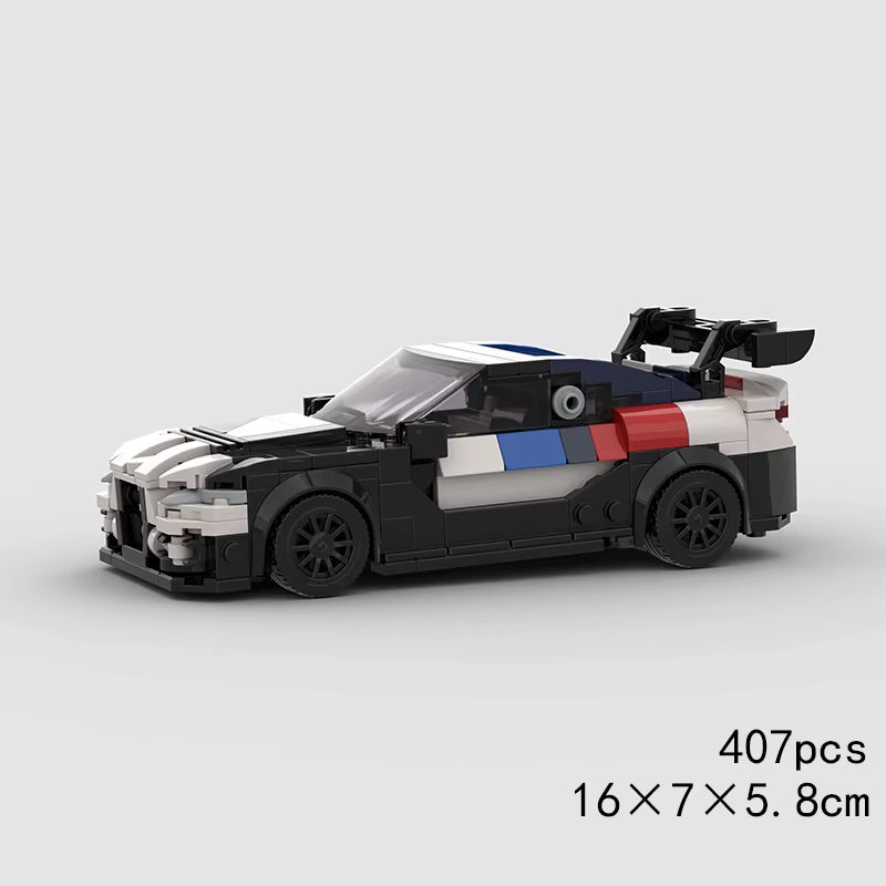 Moc Speed Champions Racer Cars City Sports Vehicle Building Blocks Creative Garage Toys Education Brick Christmas Child Gift