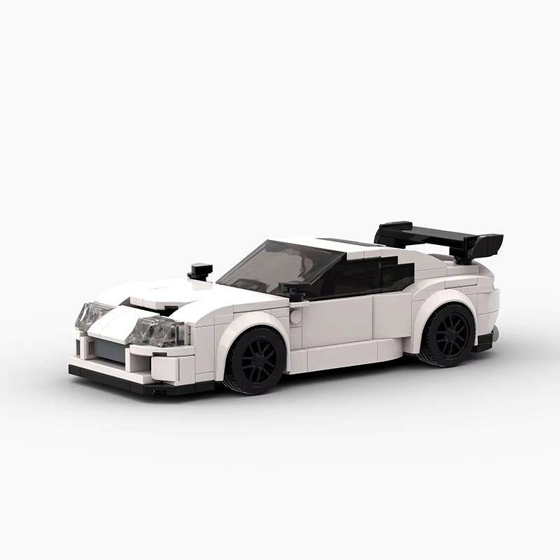 MK4 Supra Moc Fast Furious Speed Champions Racer Cars City Sports Vehicle Building Blocks Creative Toys Boys