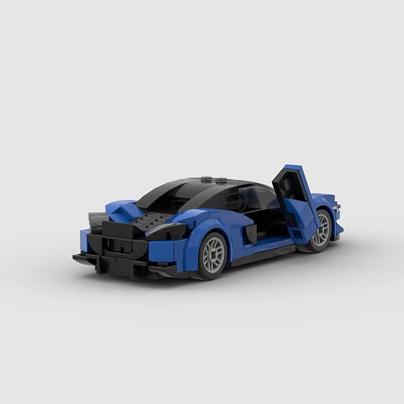 570S Moc Speed Champions Sports Racer Cars City Vehicle Building Blocks Creative Garage Toys Boys