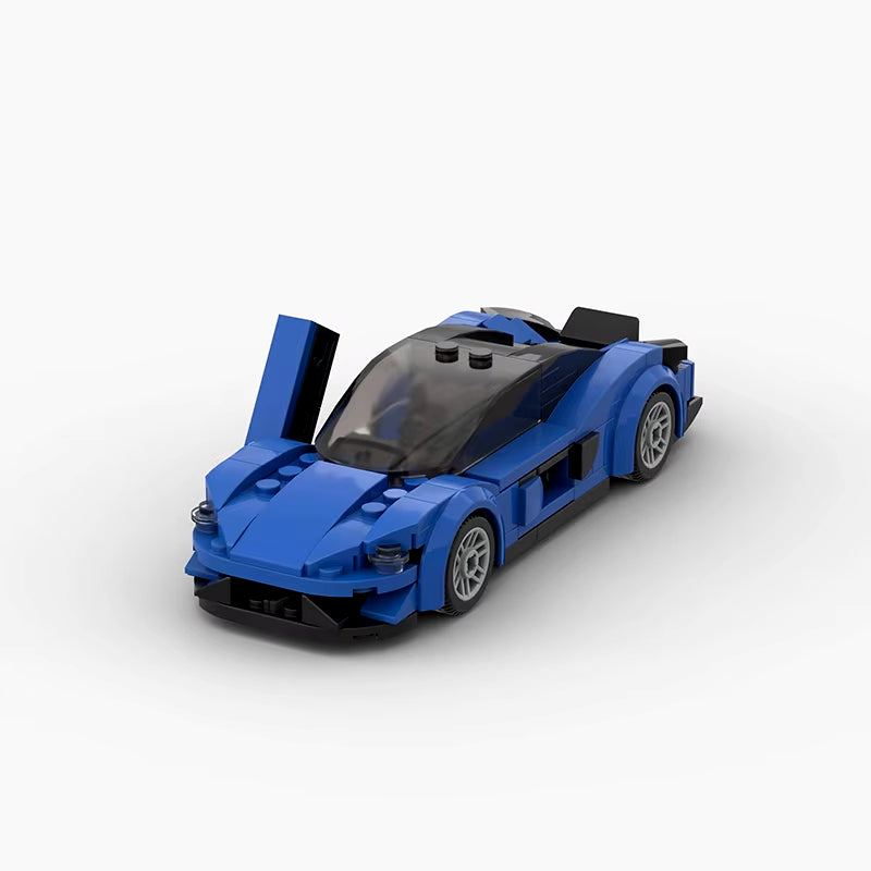 570S Moc Speed Champions Sports Racer Cars City Vehicle Building Blocks Creative Garage Toys Boys