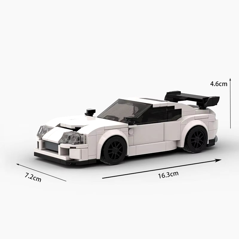 MK4 Supra Moc Fast Furious Speed Champions Racer Cars City Sports Vehicle Building Blocks Creative Toys Boys