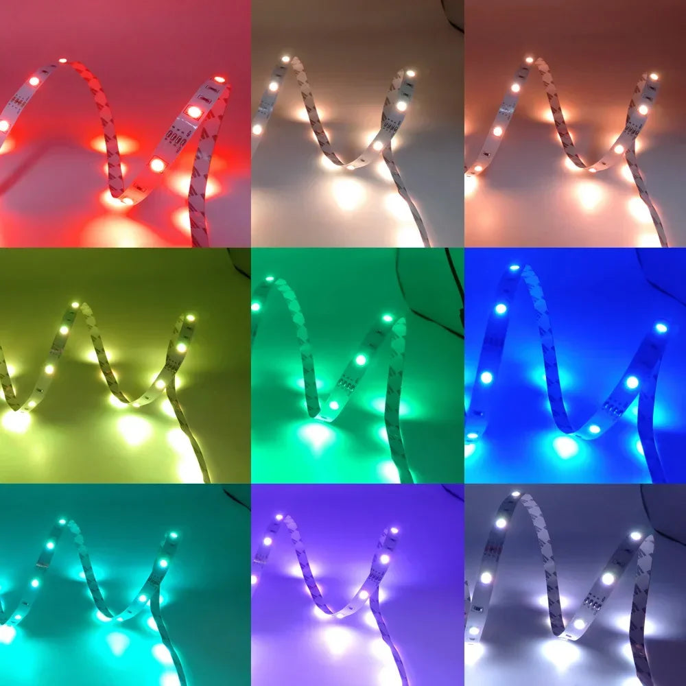 Led Strip Lights 5V Usb Wifi Rgb Tape 10 Meters Ice String Led Ribbon Gamer Room Decor Holiday Lighting Setup Gaming Accessories