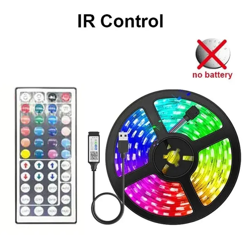 Led Strip Lights 5V Usb Wifi Rgb Tape 10 Meters Ice String Led Ribbon Gamer Room Decor Holiday Lighting Setup Gaming Accessories