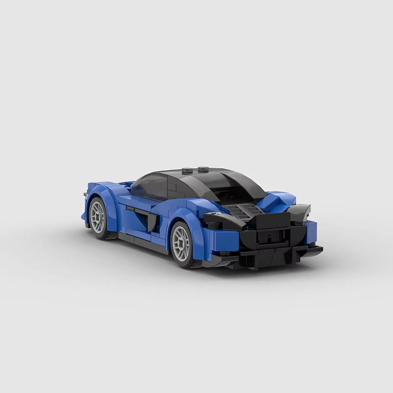 570S Moc Speed Champions Sports Racer Cars City Vehicle Building Blocks Creative Garage Toys Boys