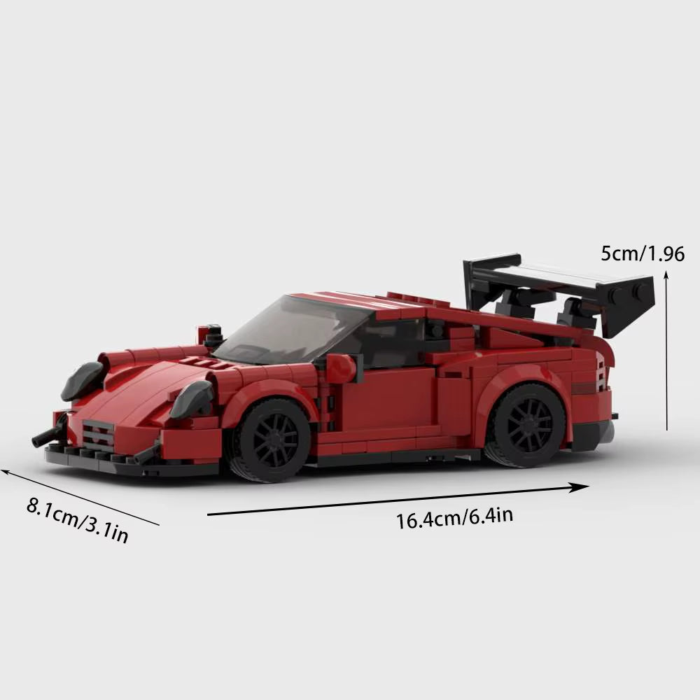 314 Pcs GT Moc MOC Speed Champions Building Blocks City Sports Racing Vehicle DIY Toys for Children Boy