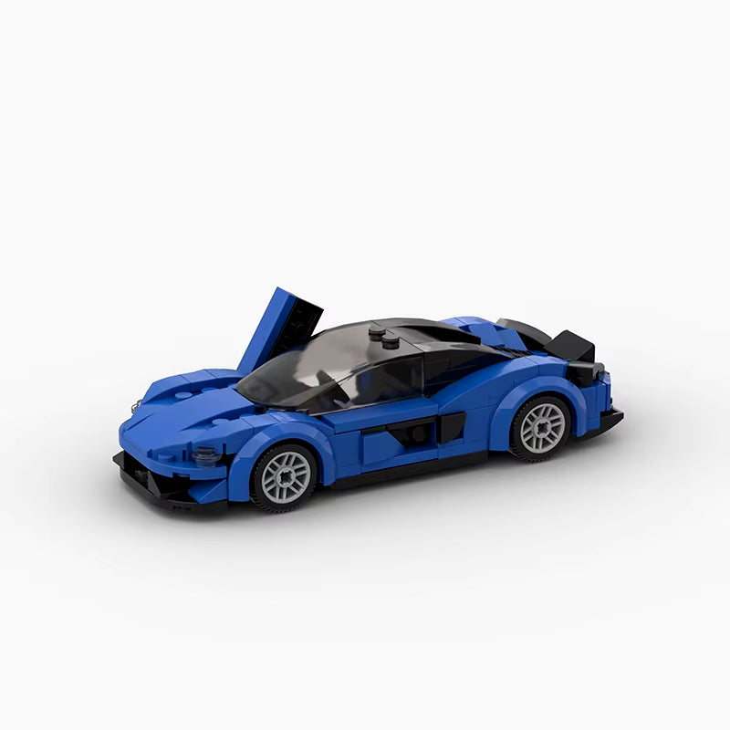 570S Moc Speed Champions Sports Racer Cars City Vehicle Building Blocks Creative Garage Toys Boys