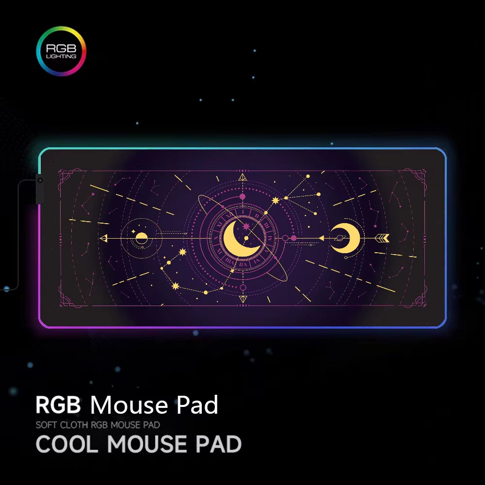 Xxl Mouse Pad Cute Tarot Card Gaming Keyboard Desktops 900X400 Pc Gamer Desk Accessories Office Computer Mat Rgb Mousepad